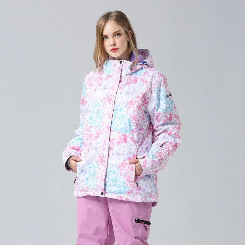 Elvayn | Women’s Floral Winter Ski Jacket