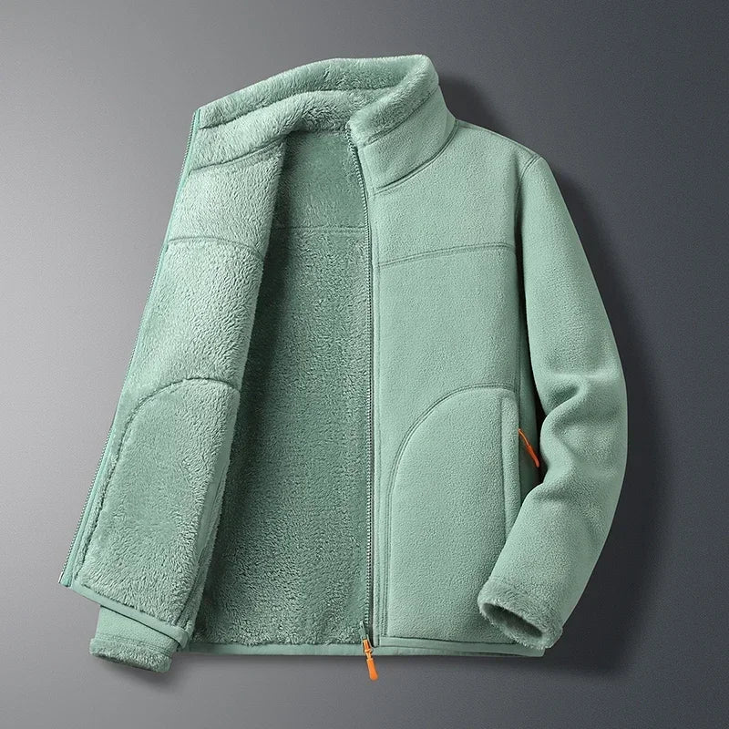 Elvayn | Women’s  Classic Stand Collar Zip Winter Jacket