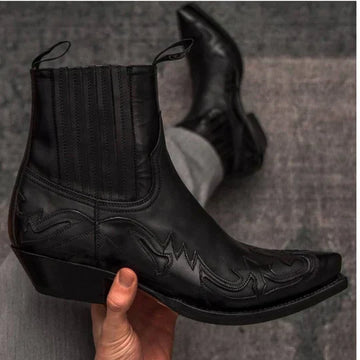 Elvayn | Traditional Western Cowboy Style Boots For Men