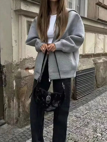Abigail | Women’s Relaxed Fit Zip-Up Hoodie