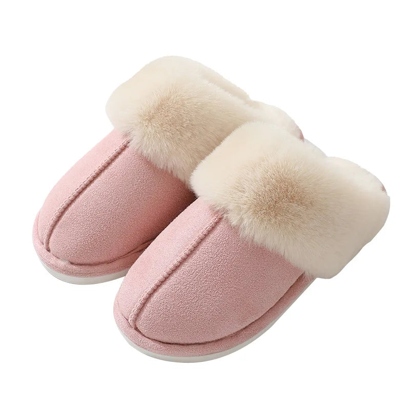 Elvayn | Women’s Plush Fur Indoor Slippers