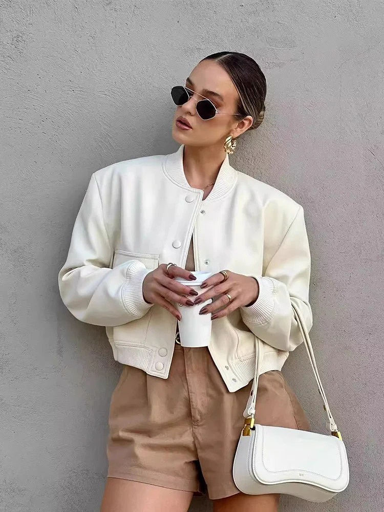 Elvayn | Women’s Casual Pocket Front Bomber Jacket
