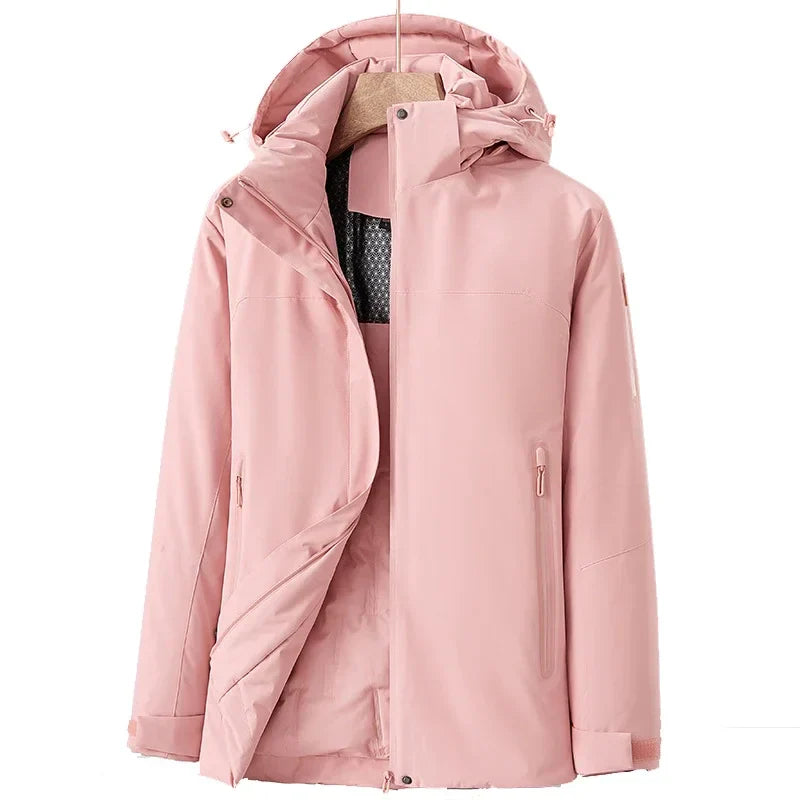 Elvayn | Women's Waterproof Winter Jacket With Fleece Lining