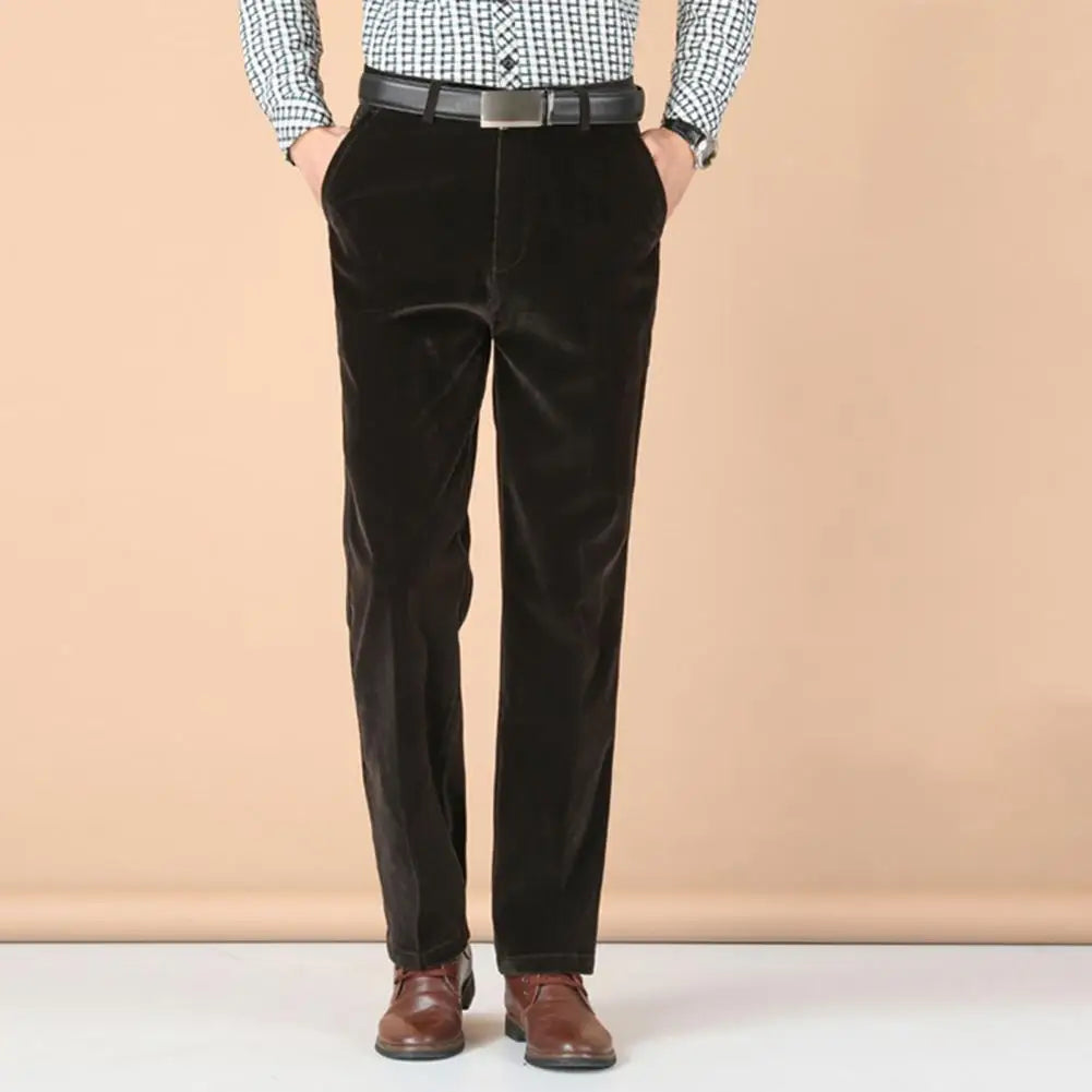 Elvayn | Men's Velvet Dress Pants