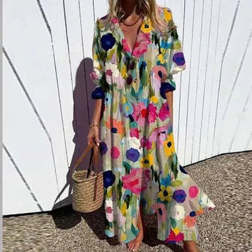 Elvayn | Beach Bohemian Summer Dress