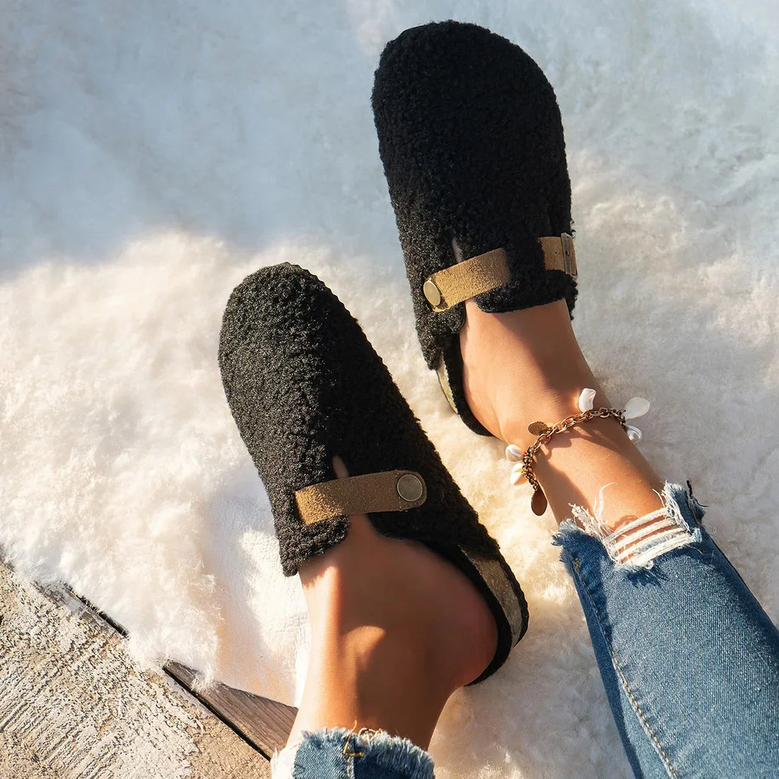 Elvayn | Women Cozy Slip-On Slippers