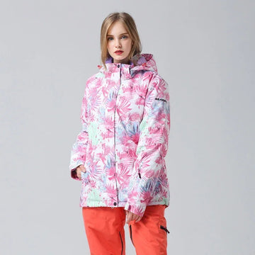 Elvayn | Women’s Floral Winter Ski Jacket