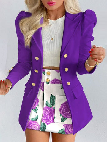 Elvayn | Women’s Blazer and Skirt Co-ord Set