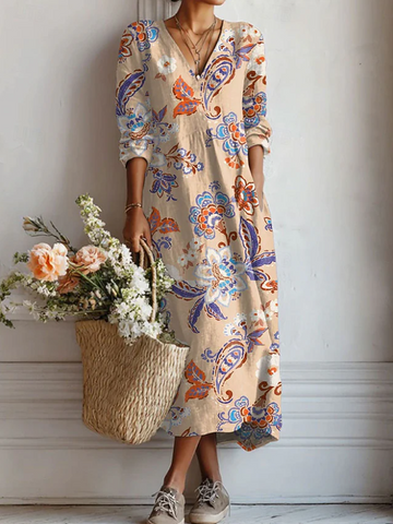 Elvayn | Casual Soft Flow Dress