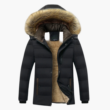 Elvayn | Men’s Fur Lining Heavy-Duty Winter Jackets