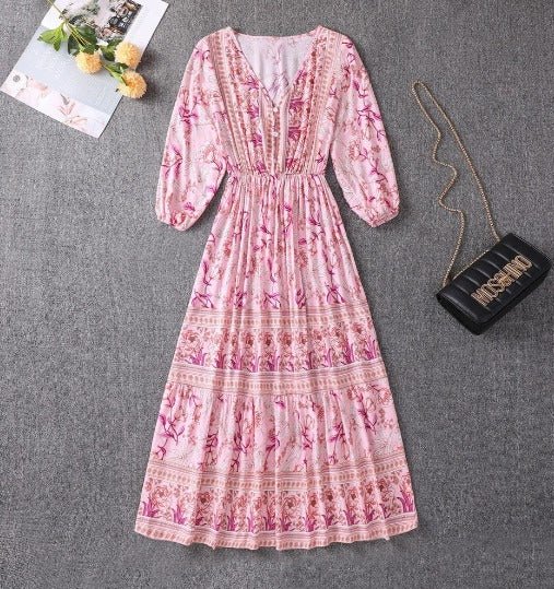 Elvayn | Seaside Boho Summer Dress