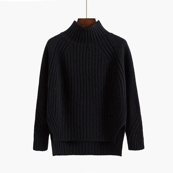 Elvayn | Women’s Ribbed Knit Long Sleeve Sweater