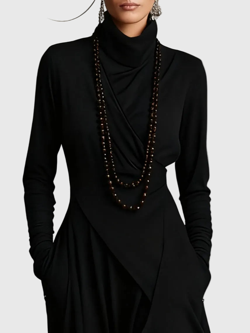 Elvayn | Pleated Maxi Dress