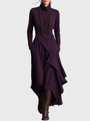 Elvayn | Pleated Maxi Dress