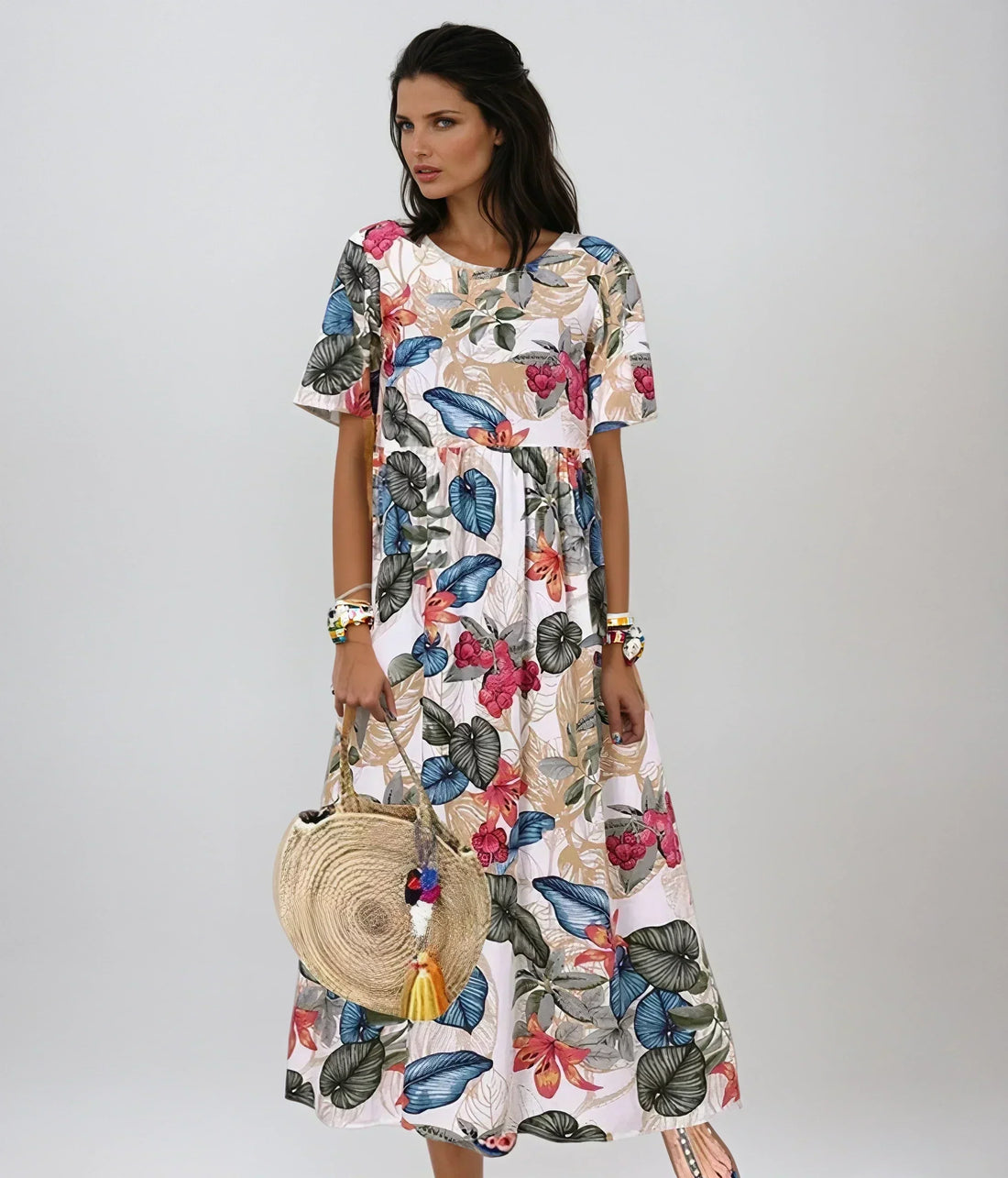Elvayn | Summer Bloom Floral Dress