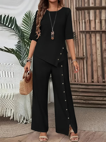 Elvayn | Irregular Two-Piece Set