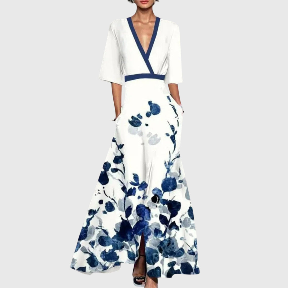 Elvayn | Classic Elegant Midi Dress