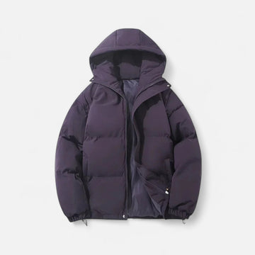 Elvayn | Unisex Hooded Cotton Puffer Jacket