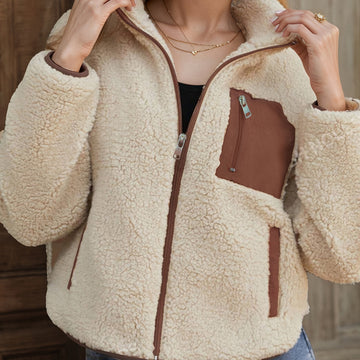 Raisa™ | Patchwork Zip-Up Fleece