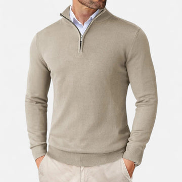 Elvayn  | Men’s Slim-Fit Sweater Quarter-Zip