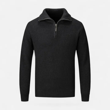 Elvayn | Men’s Wool-Blend Half-Zip Sweater
