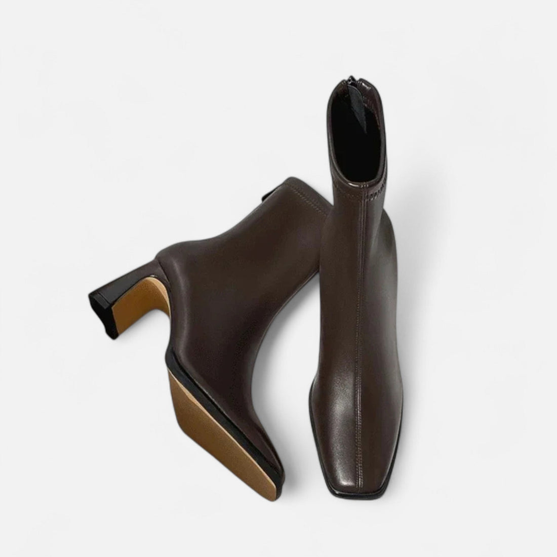 Elvayn | Women’s Vintage Square-Toe Ankle Boots