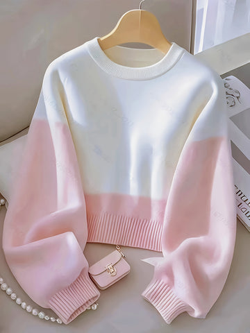 Elvayn | Gradient Soft Knit Sweater