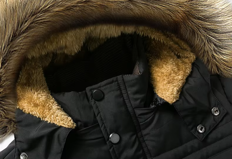 Elvayn | Men’s Fur Lining Heavy-Duty Winter Jackets