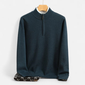 Elvayn  | Men’s Merino Wool Half-Zip Sweater