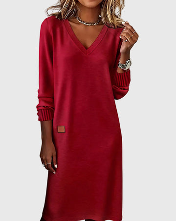 Elvayn | Soft Elegant Midi Dress