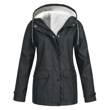 Elvayn | Women’s Winter Fur-Lined Parka Jacket