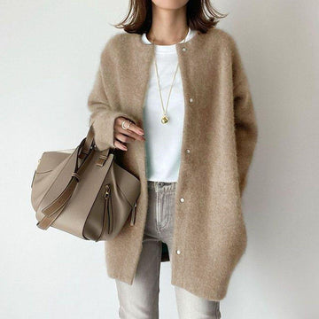 Elvayn | Comfortable Woolen Cardigan for Women