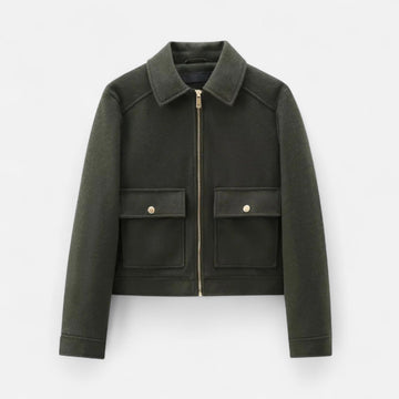 Elvayn | Women’s Elegant Winter Zip Jacket