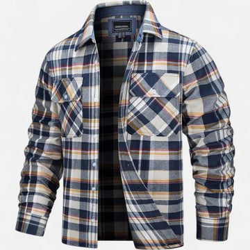 Elvayn | Men’s Oversized Lightweight Shirt Jacket