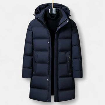 Elvayn | Men’s Premium Winter Down Parka – Hooded Insulated Elegance