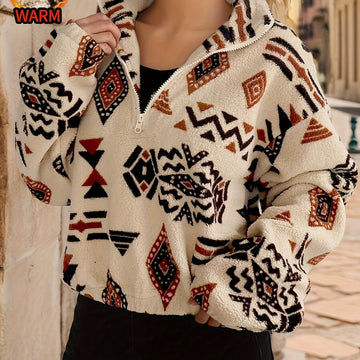Ayana™ | Tribal Zip-Up Fleece