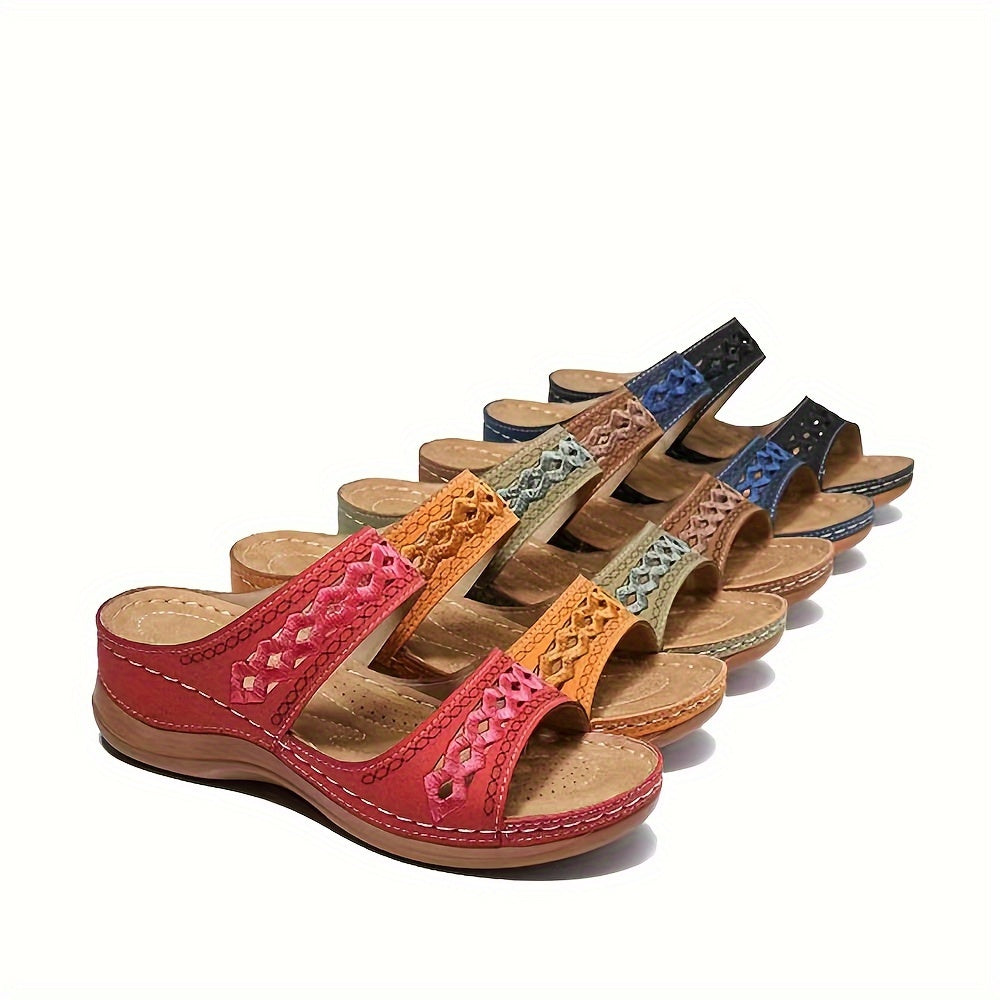 Elvayn | Wedge Slip-On Slippers