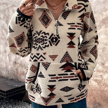 Nova™ | Geometric Zip-Up Fleece
