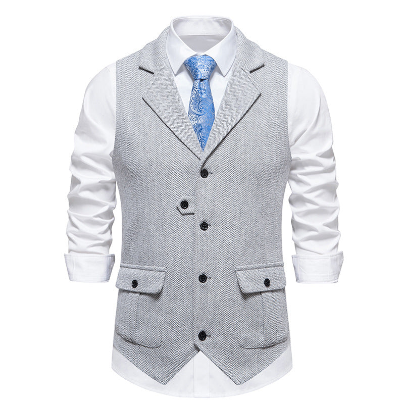 Elvayn | Men’s Smart Casual Office Outfit Vest