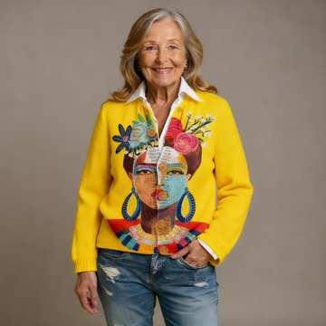 Vanessa™ Art Printed Cardigan