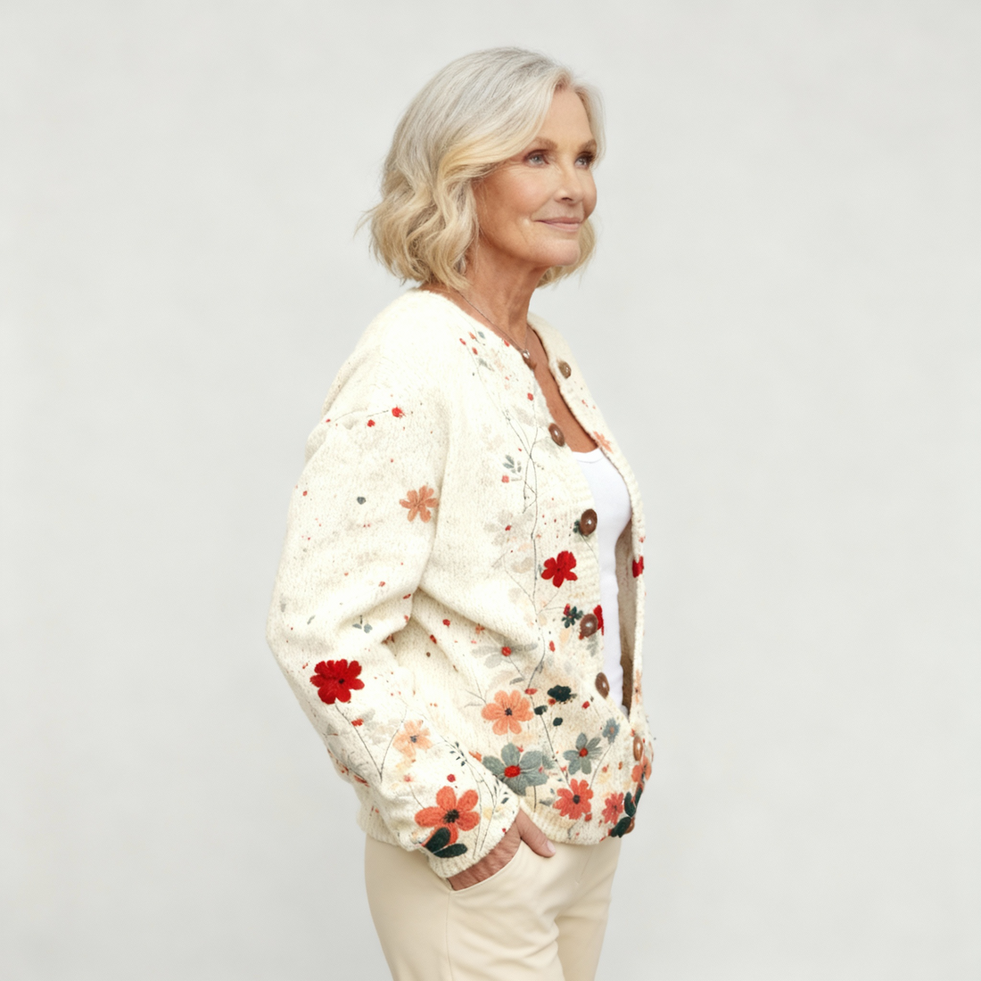 Brittany™ Vintage Art Cardigan