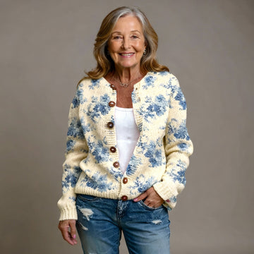 Alexis™ Floral Art Cardigan