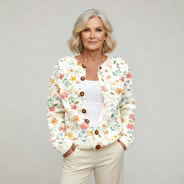 Erica™ Flowers Print Cardigan