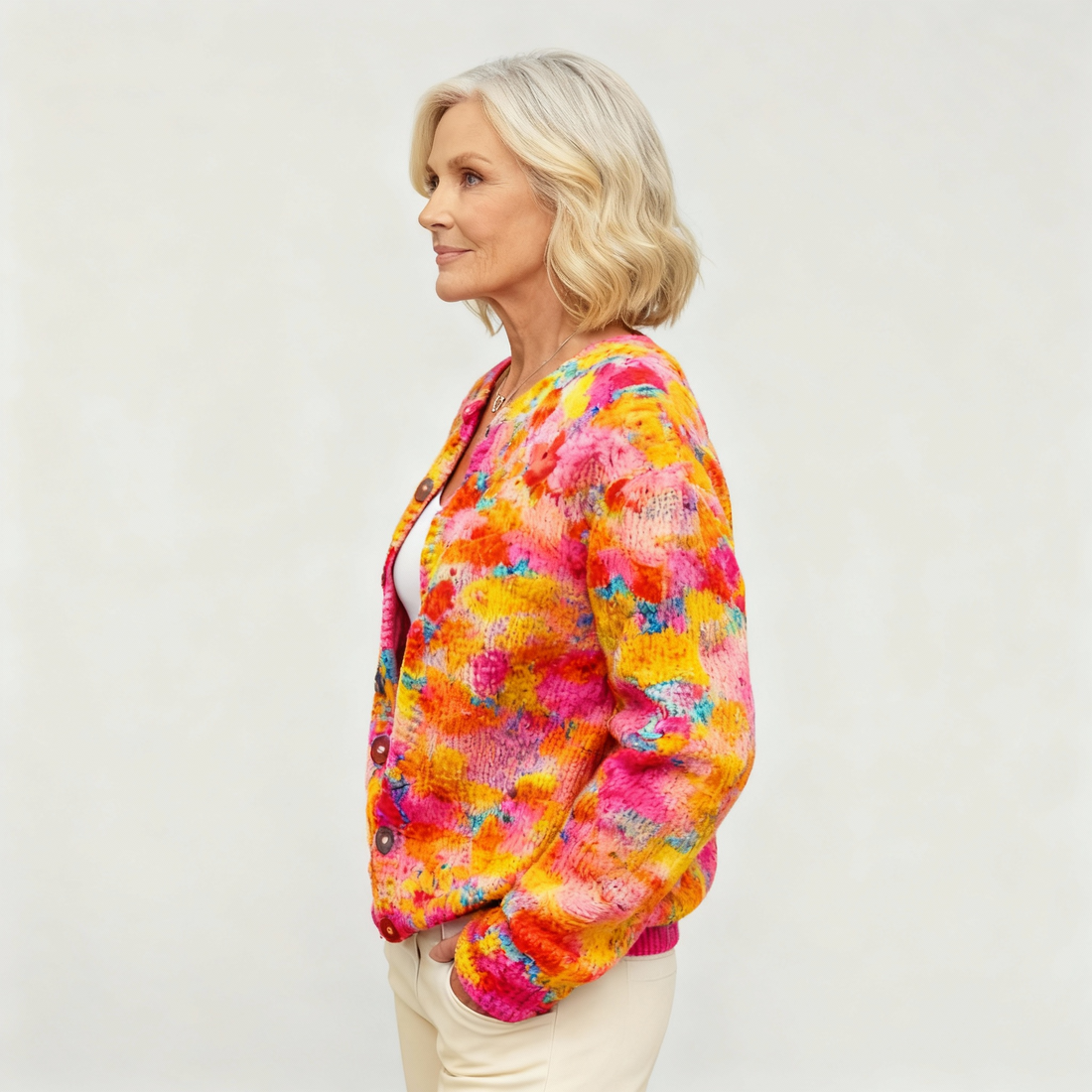 Paige™ Floral Print Cardigan
