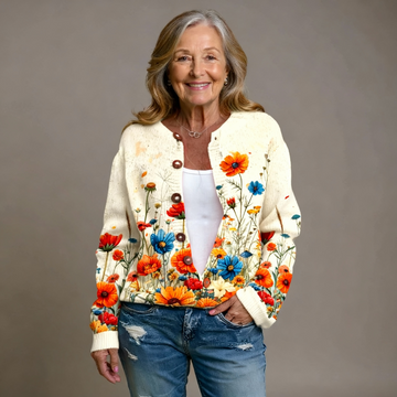 Courtney™ Vintage Flower Cardigan