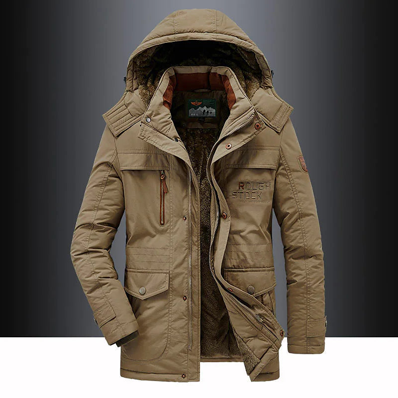 Elvayn | Men’s Warm Hood Heavy-Duty Winter Jackets