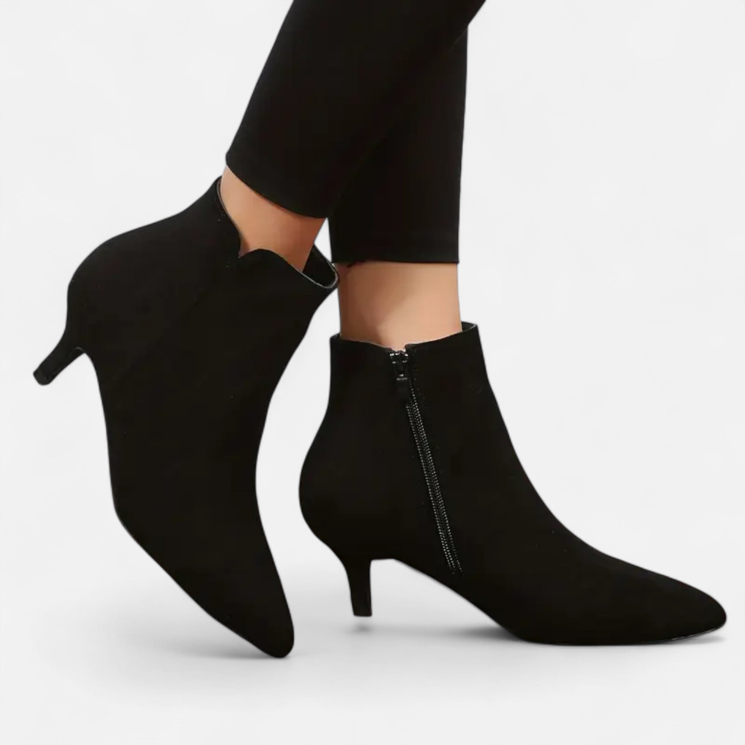 Elvayn | Women’s High Heel Boots – Refined Side-Zip Style