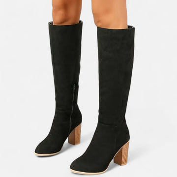 Elvayn | Women’s Long Boots – Equestrian Light Brown Elegance