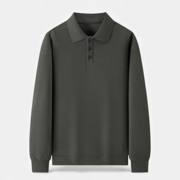Elvayn | Men’s Polo Knit Sweater for Autumn/Winter