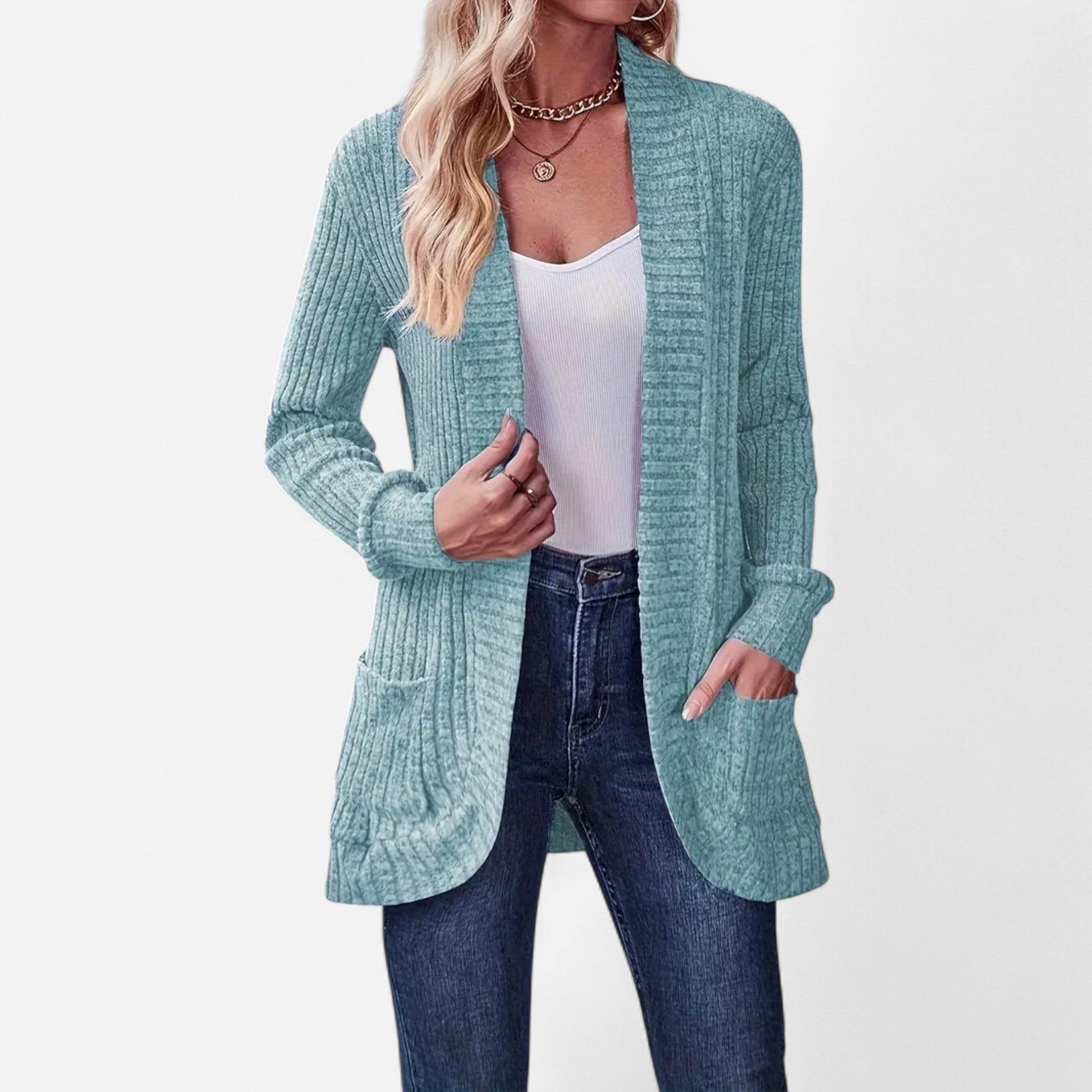 Elvayn | Women’s Knit Cardigan – Elegant Casual Essential